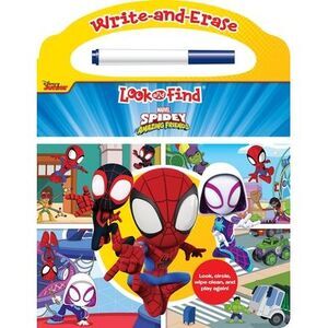 Disney Junior Marvel Spidey and His Amazing Friends: Write-And-Erase Look and Fi